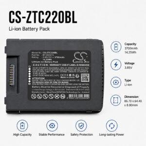 TC22 BATTERY Zebra TC27 BT-000473 Replacement Battery