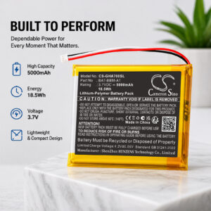 5000mAh Replacement Battery for GHB ABM700, ABM720, BAT-BBM-A1