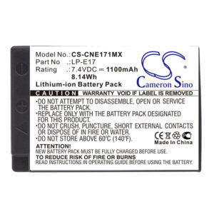 Canon LP-E17 EOS Series Replacement Battery 1100mAh