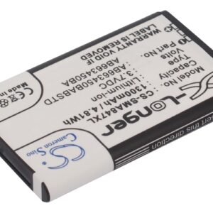1300 mAh for Samsung AB663450BA,AB663450BABSTD
