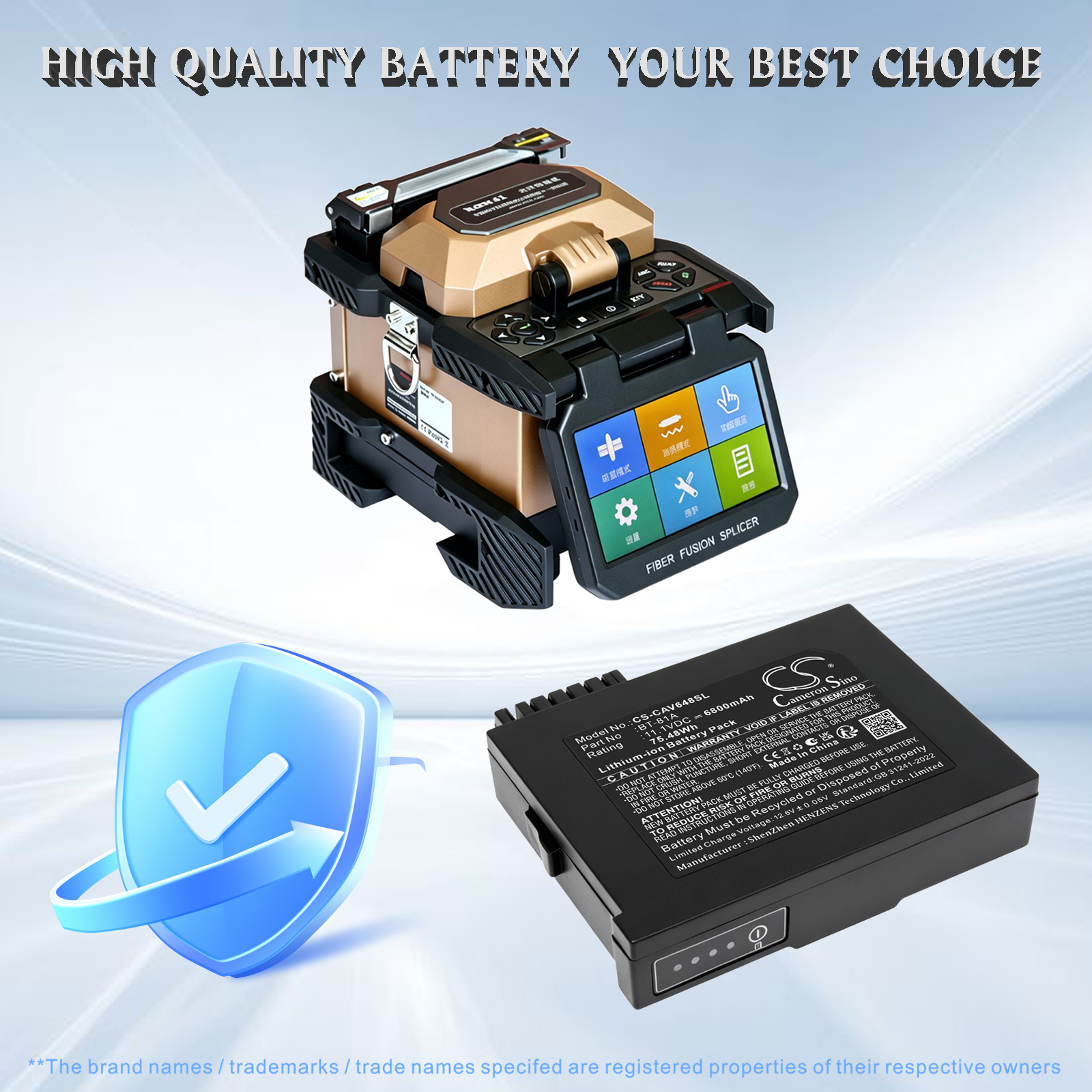 CETC AV6481 BT-81 HYLB-2025B Replacement Battery 6800mAh