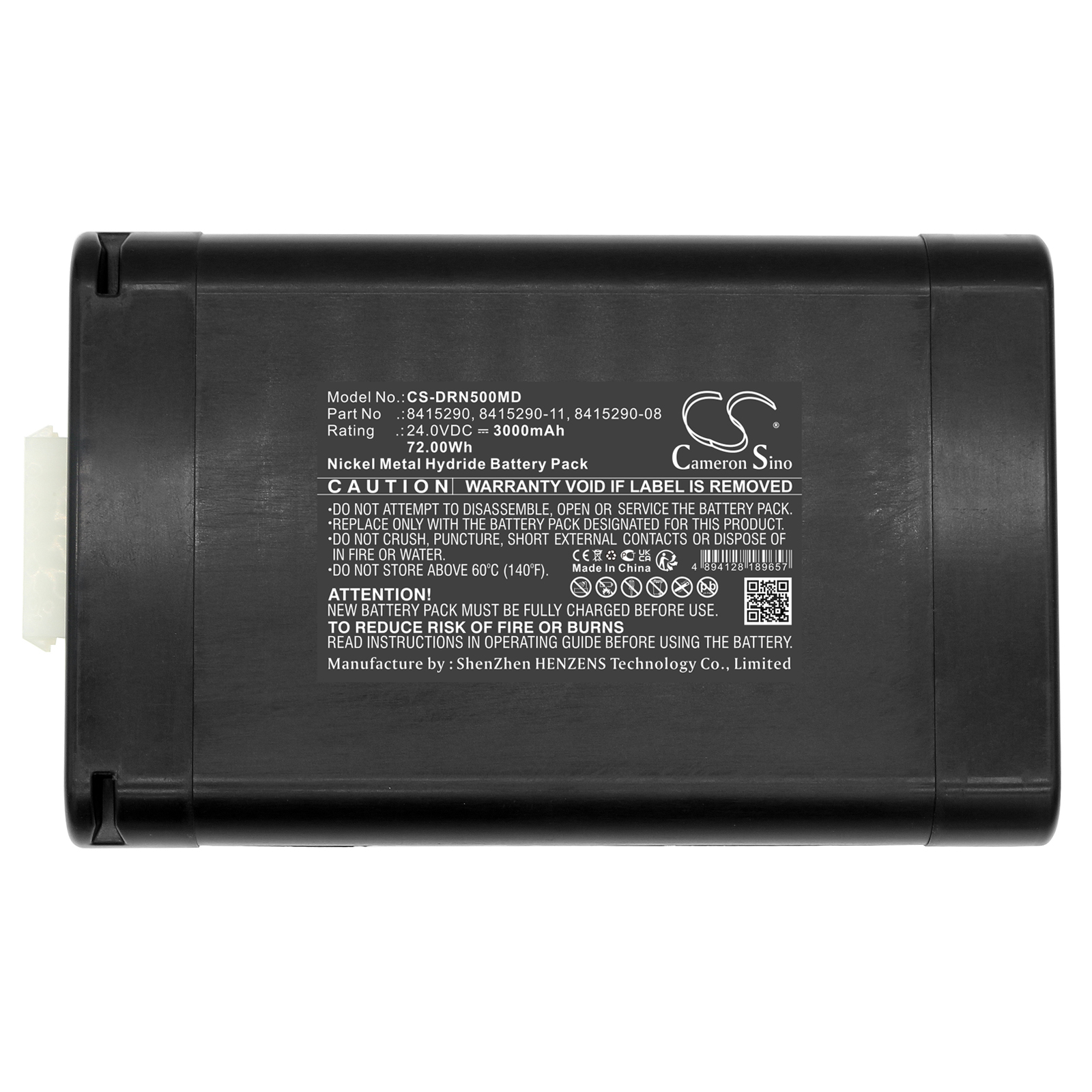 Drager Babylog VN500 Evita V300 Replacement Battery 3000mAh