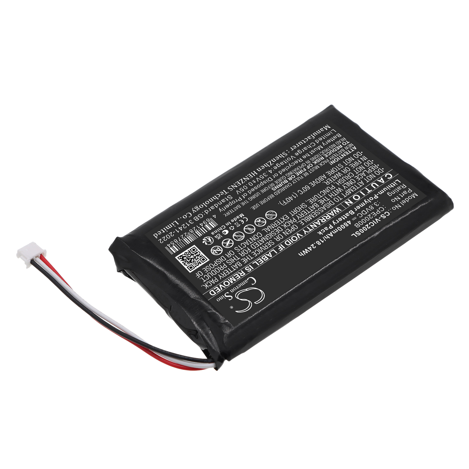4800mAh Replacement Battery for VIDA CPE2000B 4G LTE CPE Router