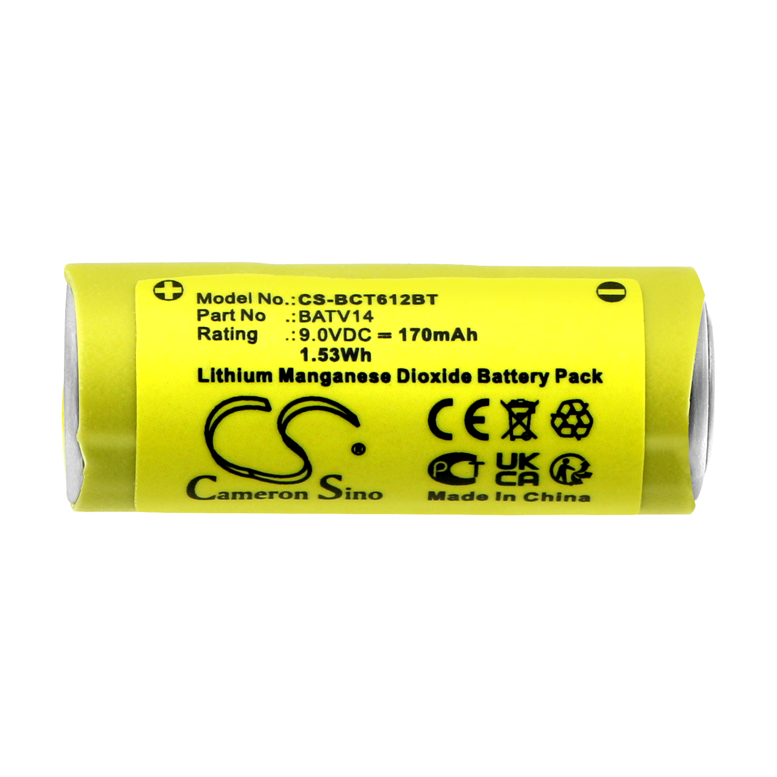 DAITEM DC611 DC612 BATV14 Replacement Battery 170mAh