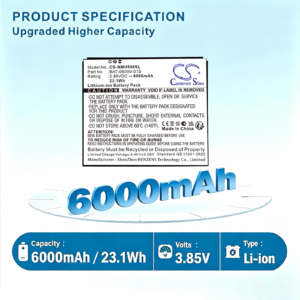 SONIM H500 - MOBILE BAT-06000-01S H500 5G H700A Replacement Battery