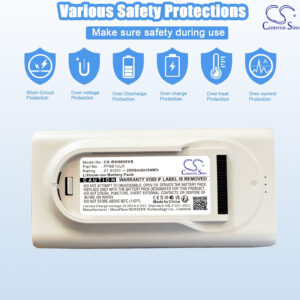2500mAh Replacement Battery for Roborock H60 Hub, PF061ULK