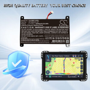 8000mAh Replacement Battery for RAND McNally TND-1050