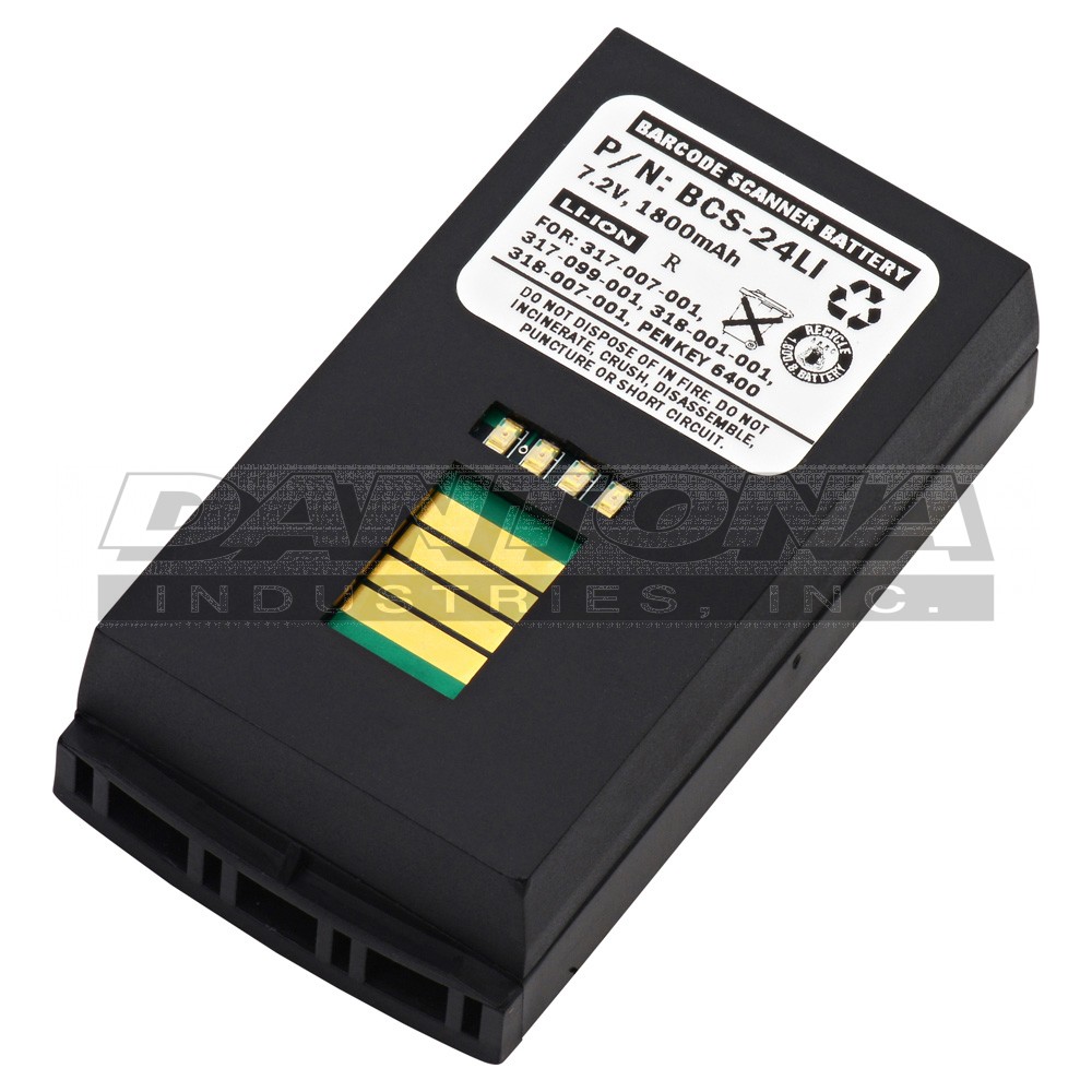 Intermec 317-007-001 317-099-001 318-001-001 Replacement Battery 7.2V 1800mAh