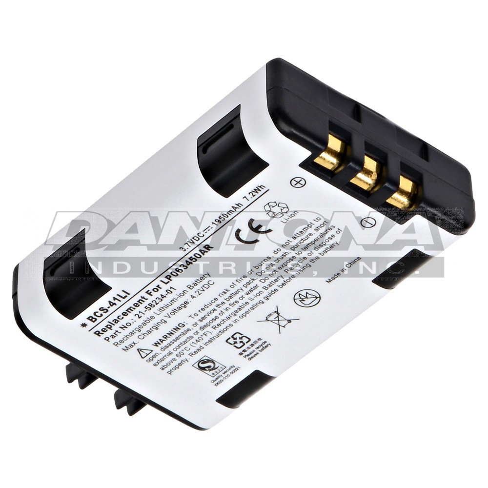 Symbol 21-58234-01 Replacement Battery 3.7V 1950mAh
