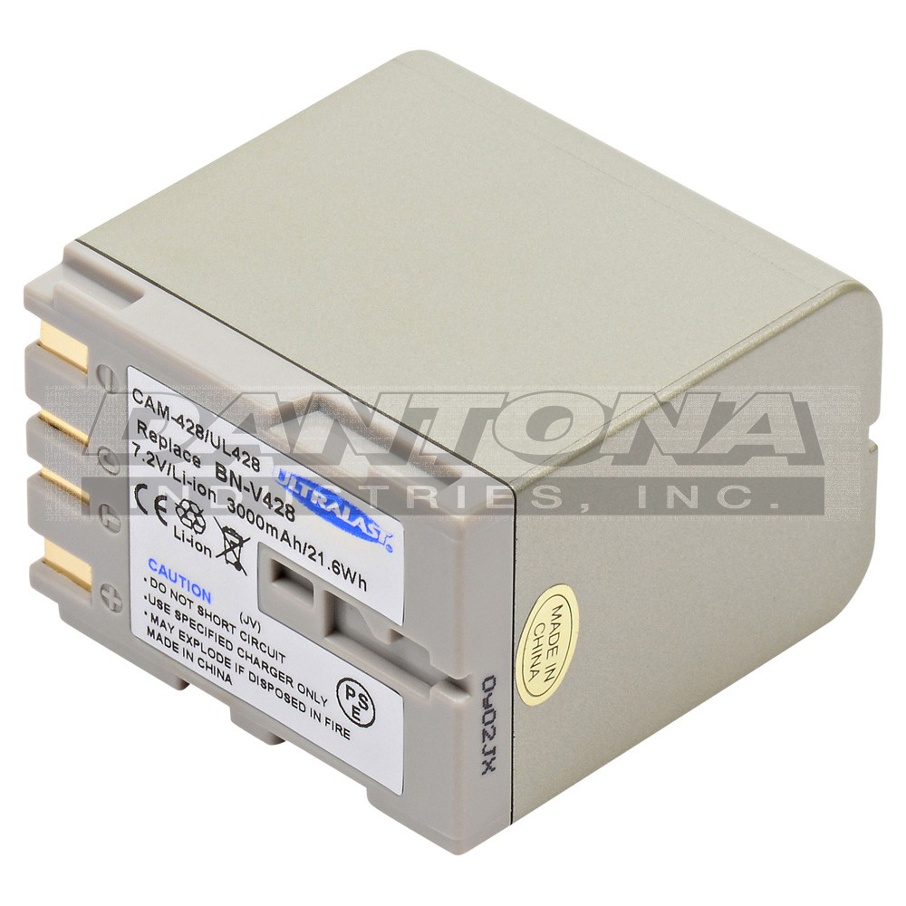 Digipower BN-V408U BN-V416U Replacement Battery 7.2V 2400mAh