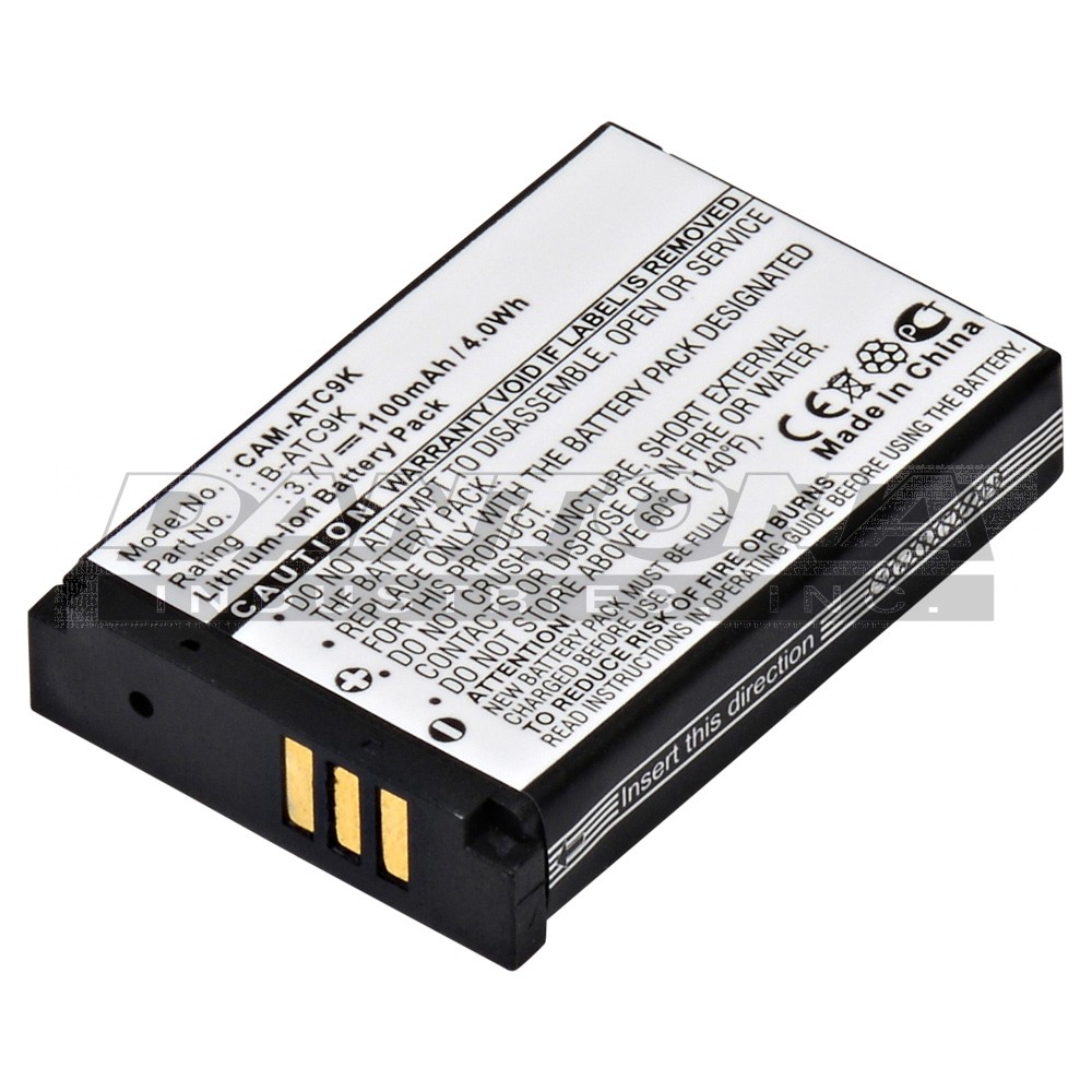 Oregon Scientific B-ATC9K Replacement Battery 3.7V 1100mAh