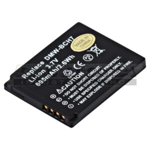 BCH7 Panasonic DMW-BCH7 Replacement Battery 3.7V 695mAh