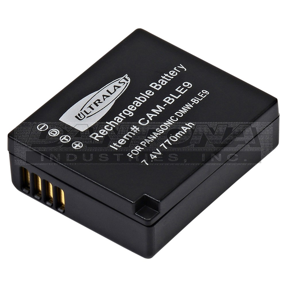 Panasonic DMC-GF3 DMW-BLE9E Replacement Battery 7.4V 770mAh