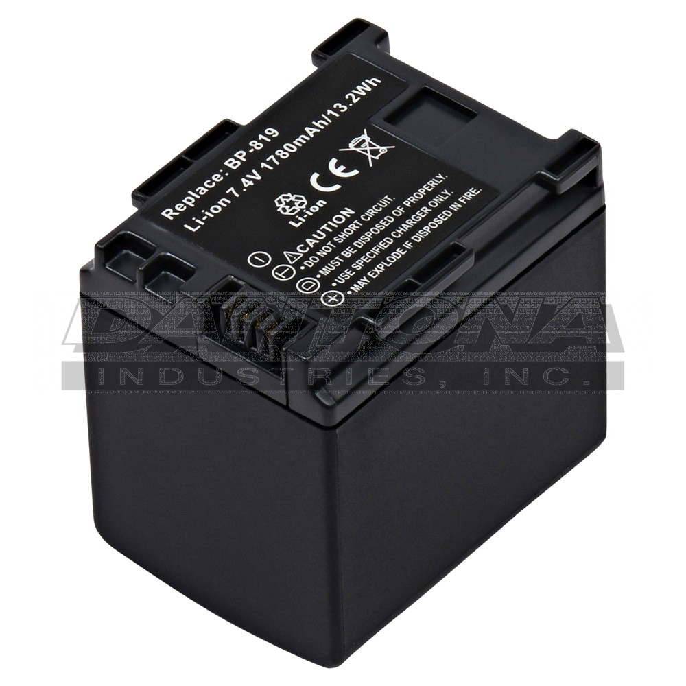 Canon BP-807 BP-808 BP-809 Replacement Battery 7.4V 1660mAh