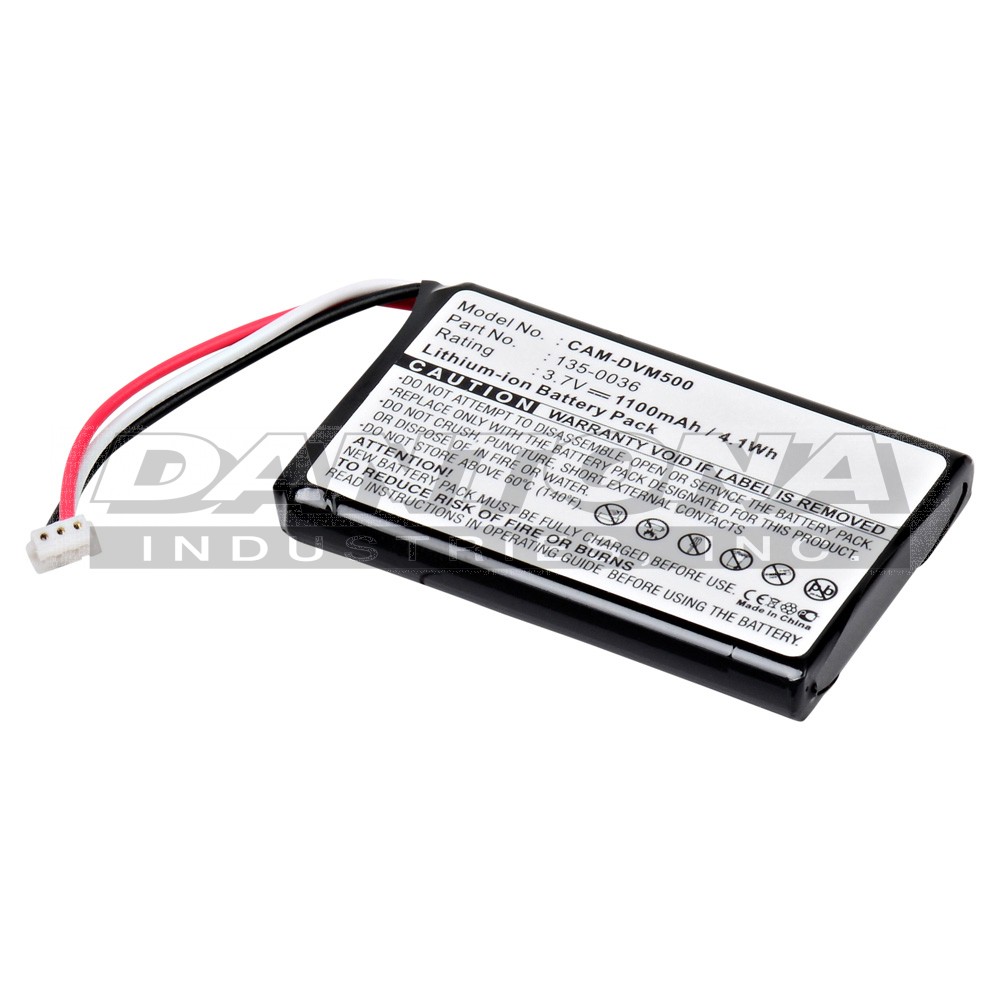 Digital Ally 135-0036 Replacement Battery 3.7V 1100mAh
