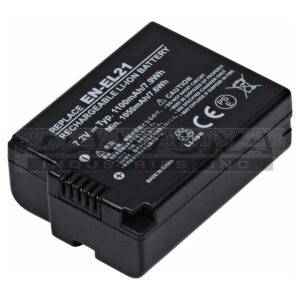 Nikon 1 V2 EN-EL21 V2 Camcorder Replacement Battery 7.2V 1100mAh