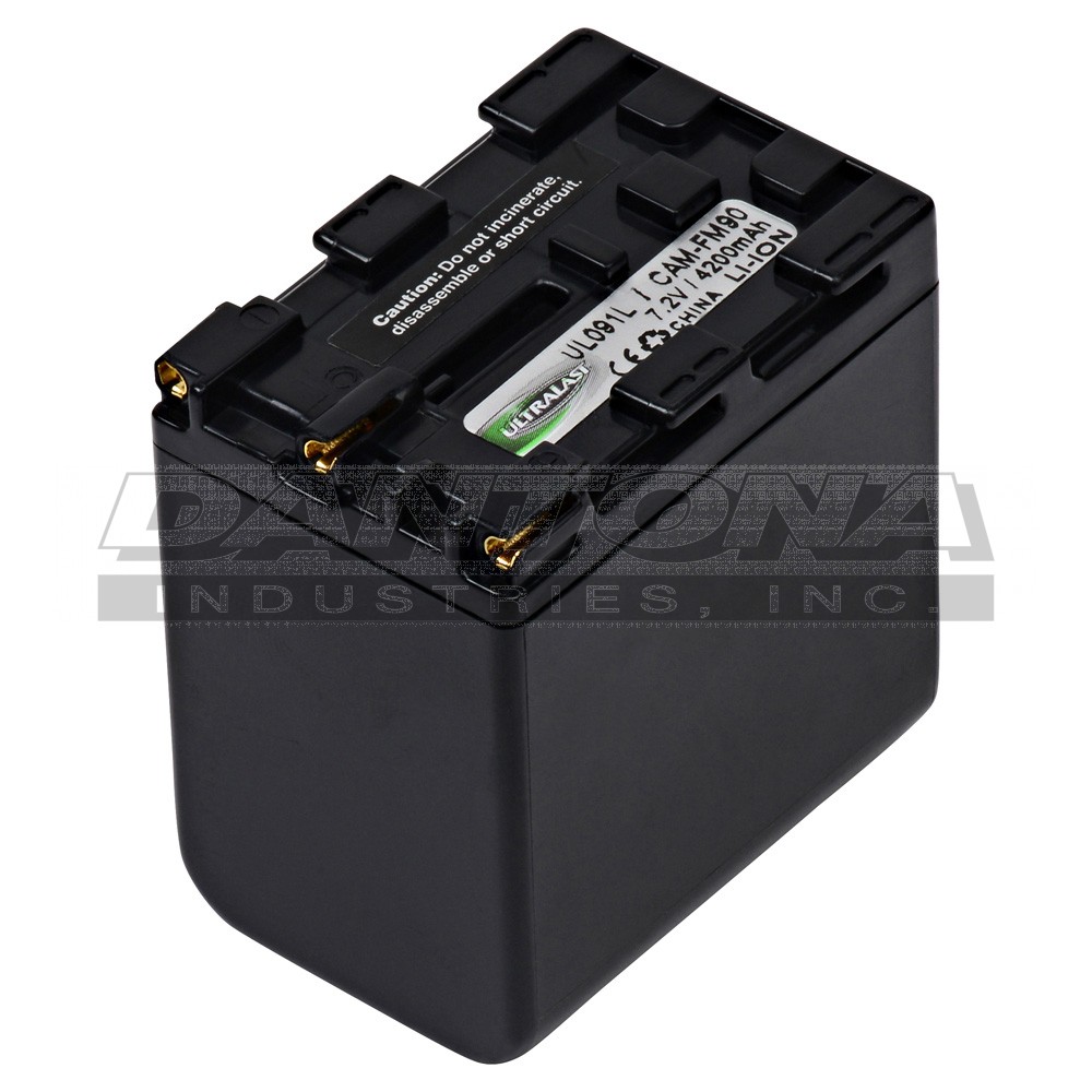 Digipower BP-QM91 Camcorder Replacement Battery 7.2V 4200mAh