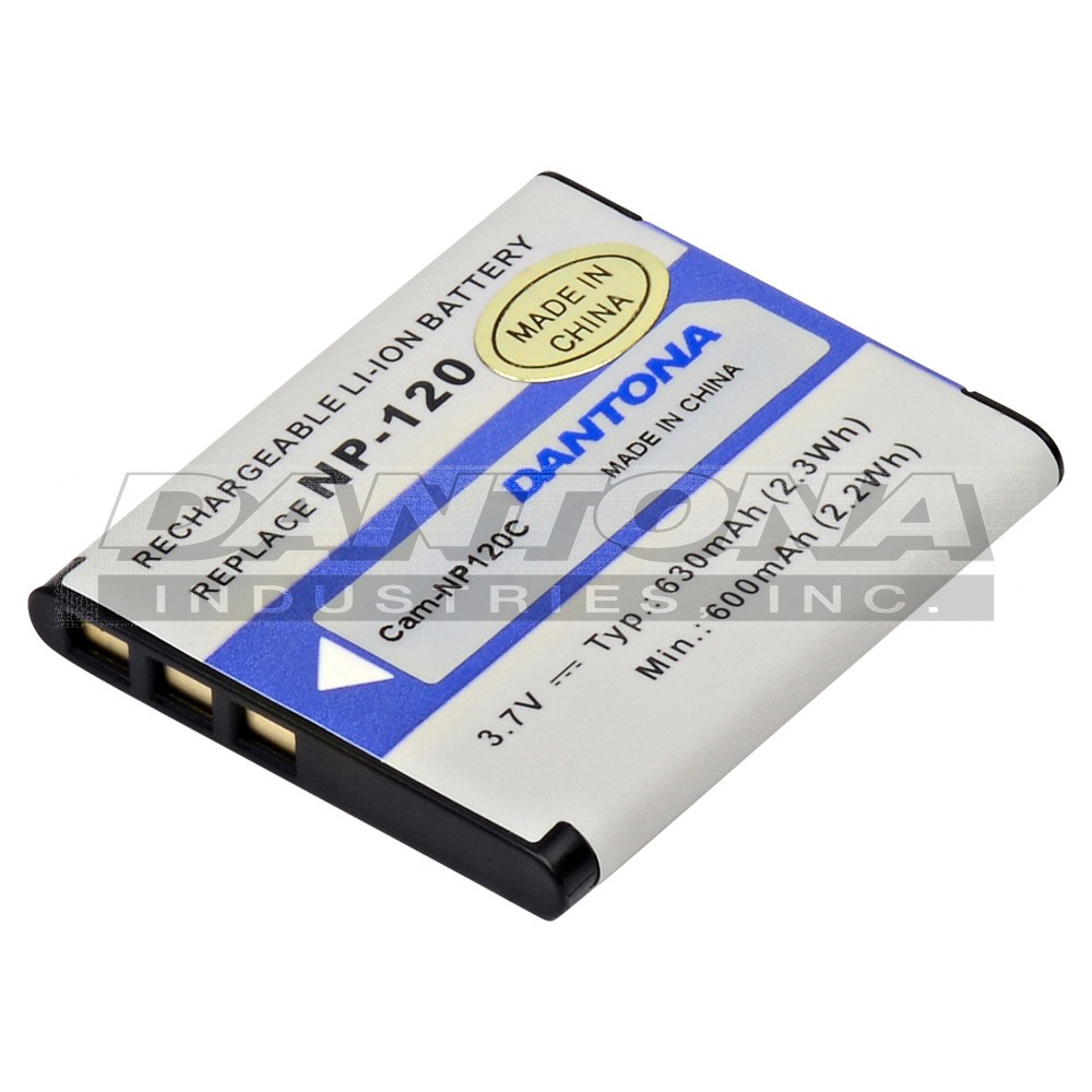 Casio EX-S200 NP-120 DIG0097 Replacement Battery 3.7V 600mAh