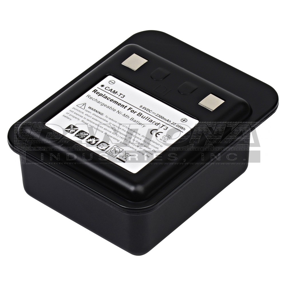 Bullard ACAM0022 Heiman T3 Replacement Battery 9.6V 2000mAh