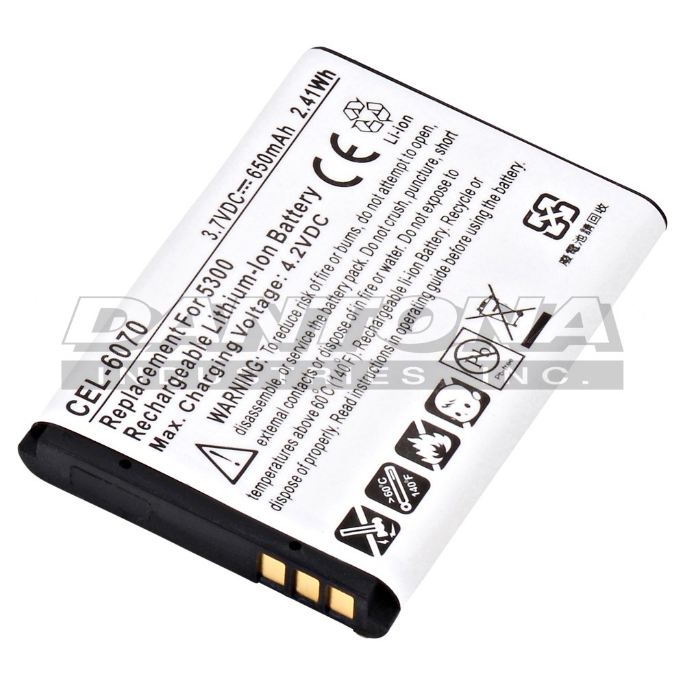 Cobra 2135 3230 5140 5200 Replacement Battery 3.7V 900mAh