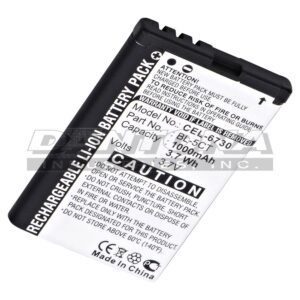 Nokia 5220 XpressMusic Replacement Battery 3.7V 1000mAh