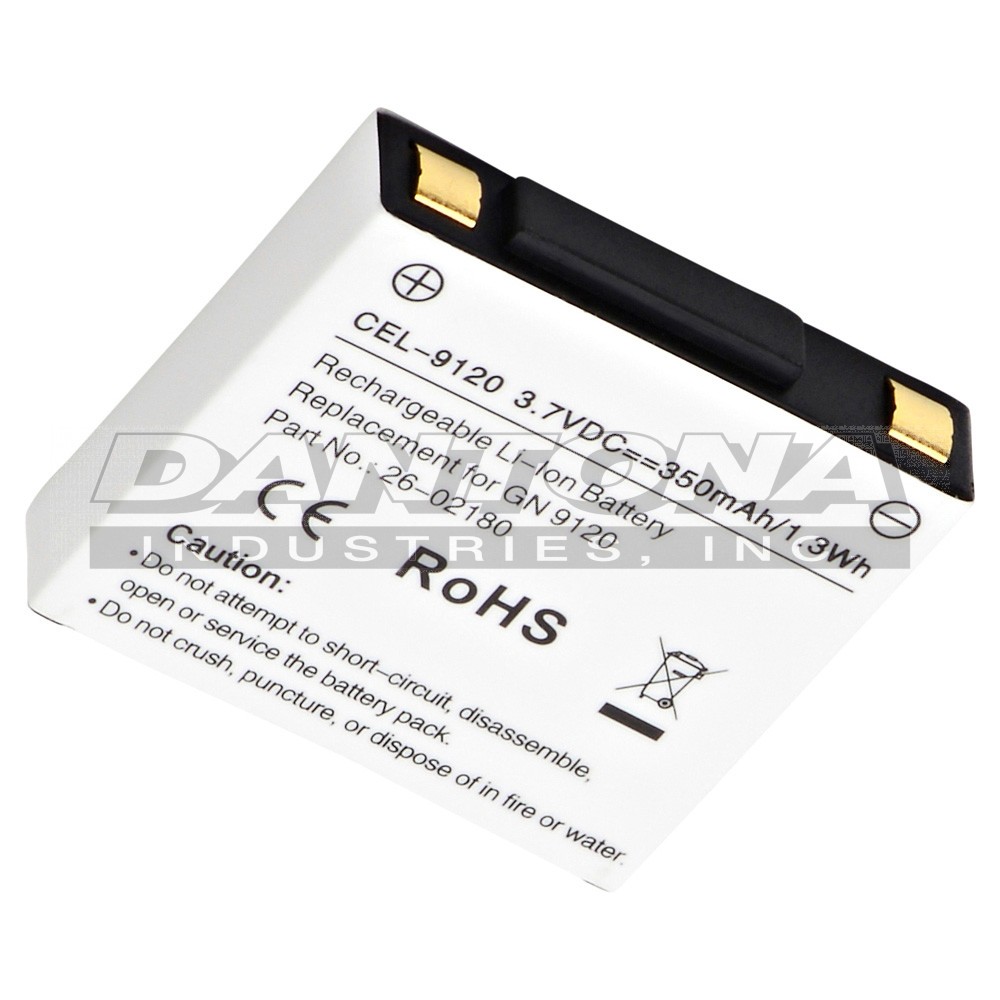 GN Netcom 0440-409 14151-01 Replacement Battery 3.7V 340mAh