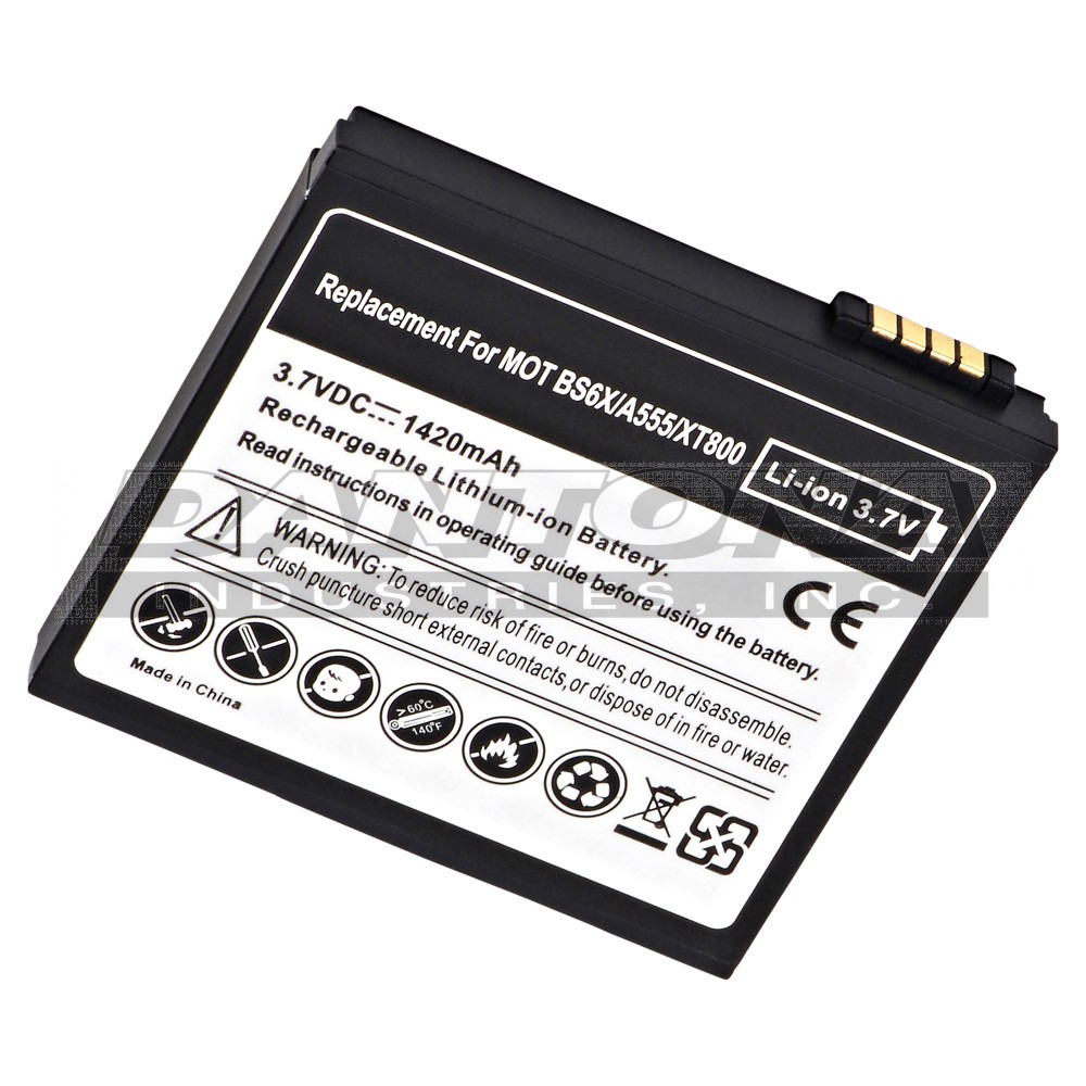 Motorola 17-5642 A555 BS6X Replacement Battery 3.7V 1100mAh