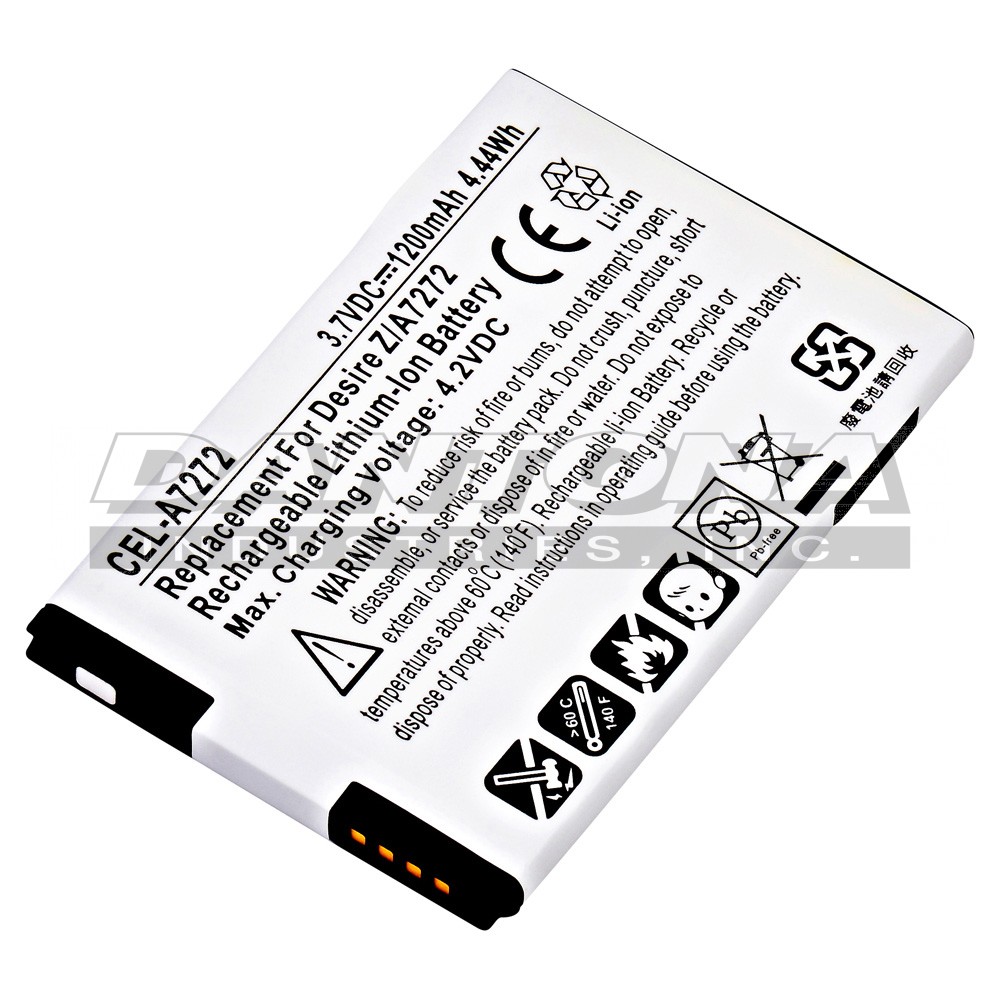 HTC 35H00140-00M 35H00140-01M 35H00152-01M Replacement Battery 3.7V 1200mAh