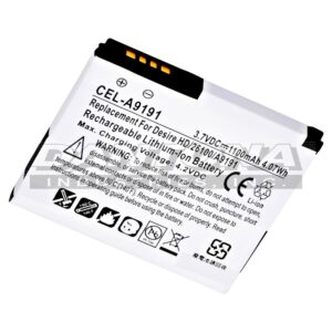 HTC 26100 35H00142-02M 35H00142-04M Cell Phone Replacement Battery 3.7V 1100mAh