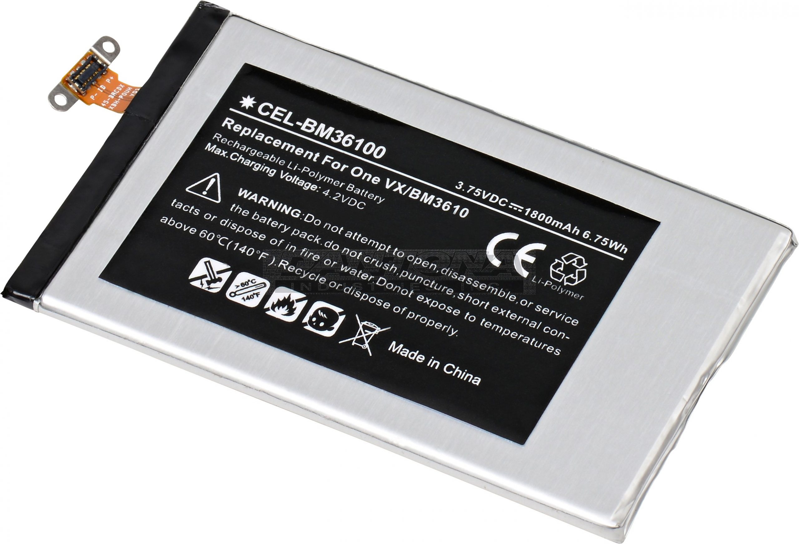 HTC BM36100 One VX Totem C2 V8 Cell Phone Replacement Battery 3.7V 1800mAh