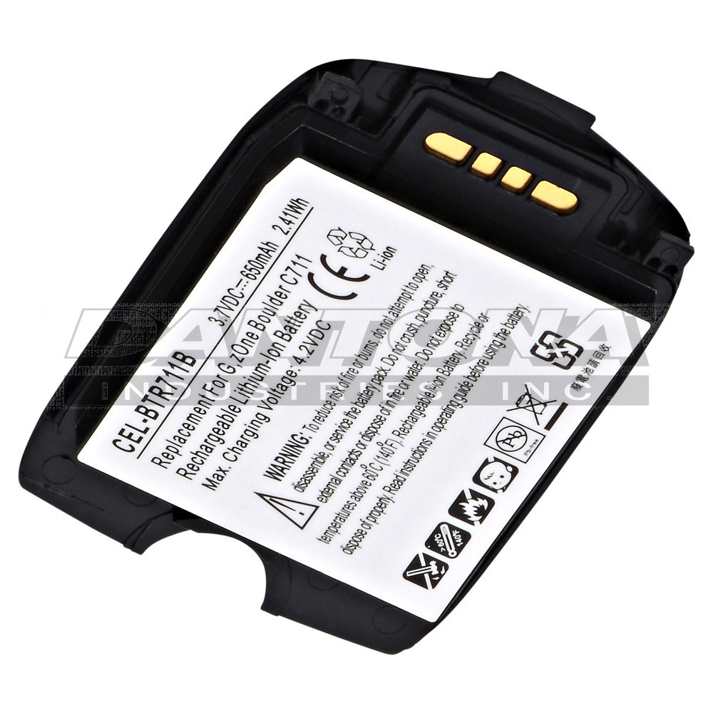 Casio Boulder C711 BTR711B Replacement Battery 3.7V 650mAh