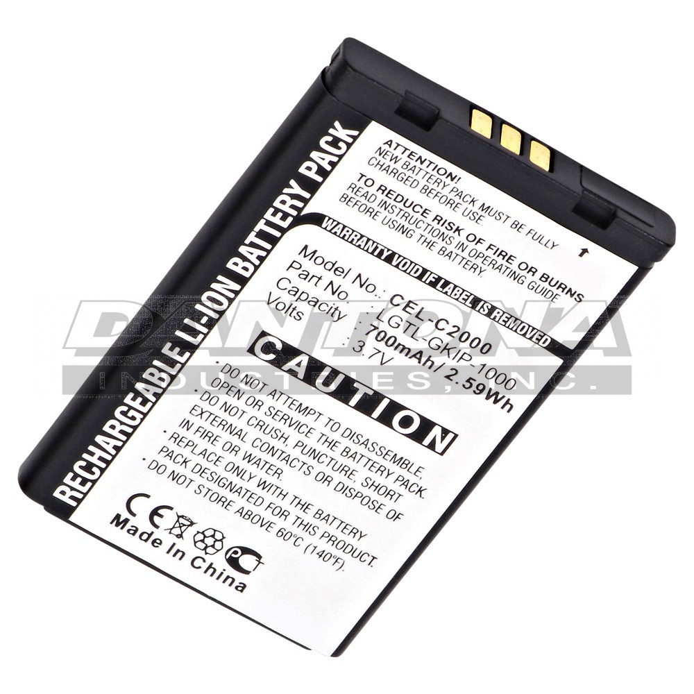 LG 672 C2000 C320 C3300 C3310 C3320 C341I CG225 CG300 Replacement Battery