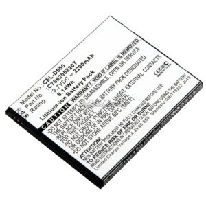 BLU C766205220T D550 Replacement Battery 3.7V 2200mAh
