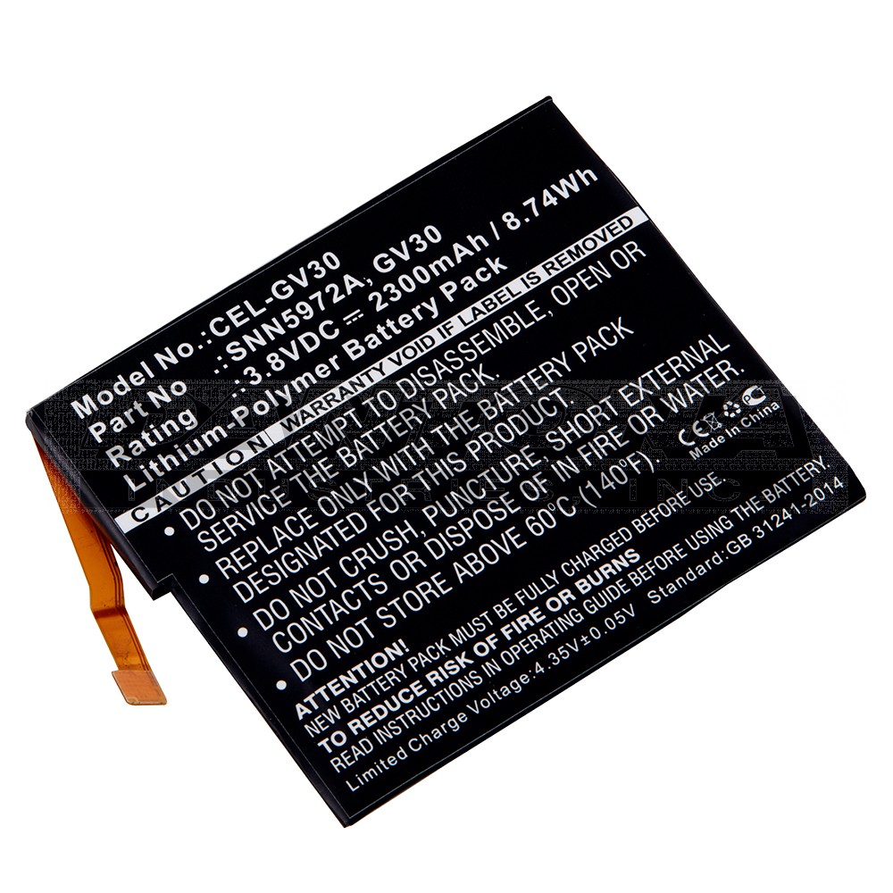 Motorola GV30 Cell Phone Replacement Battery 3.8V 2300mAh