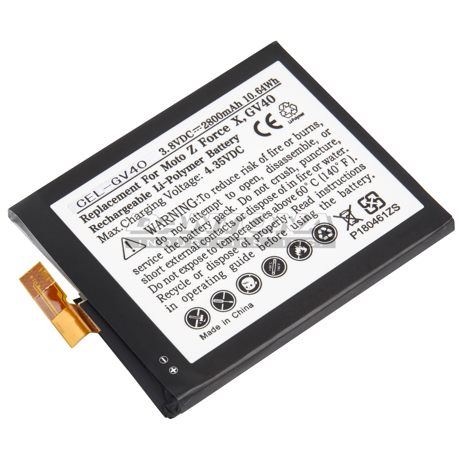 Motorola GV40 Cell Phone Replacement Battery 3.8V 2800mAh