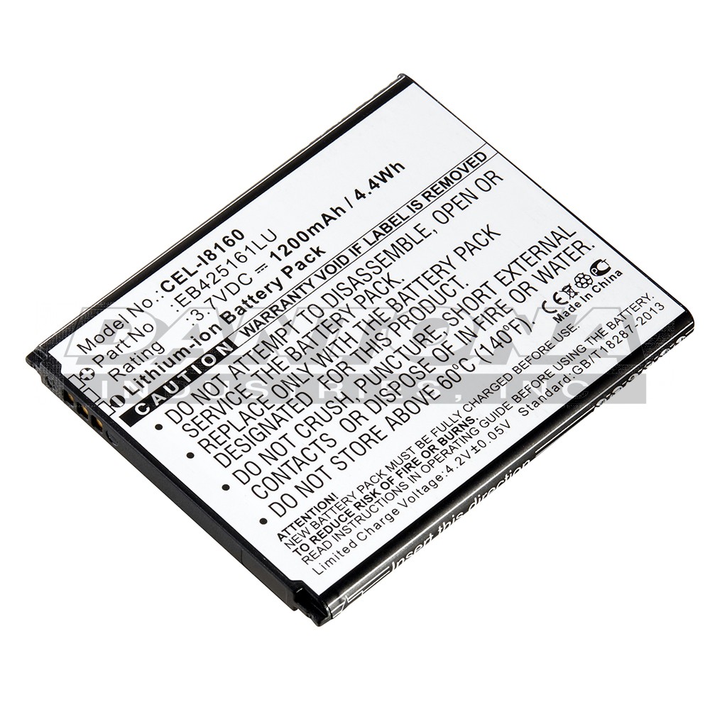 Samsung EB425161LA Cell Phone Replacement Battery 1200mAh
