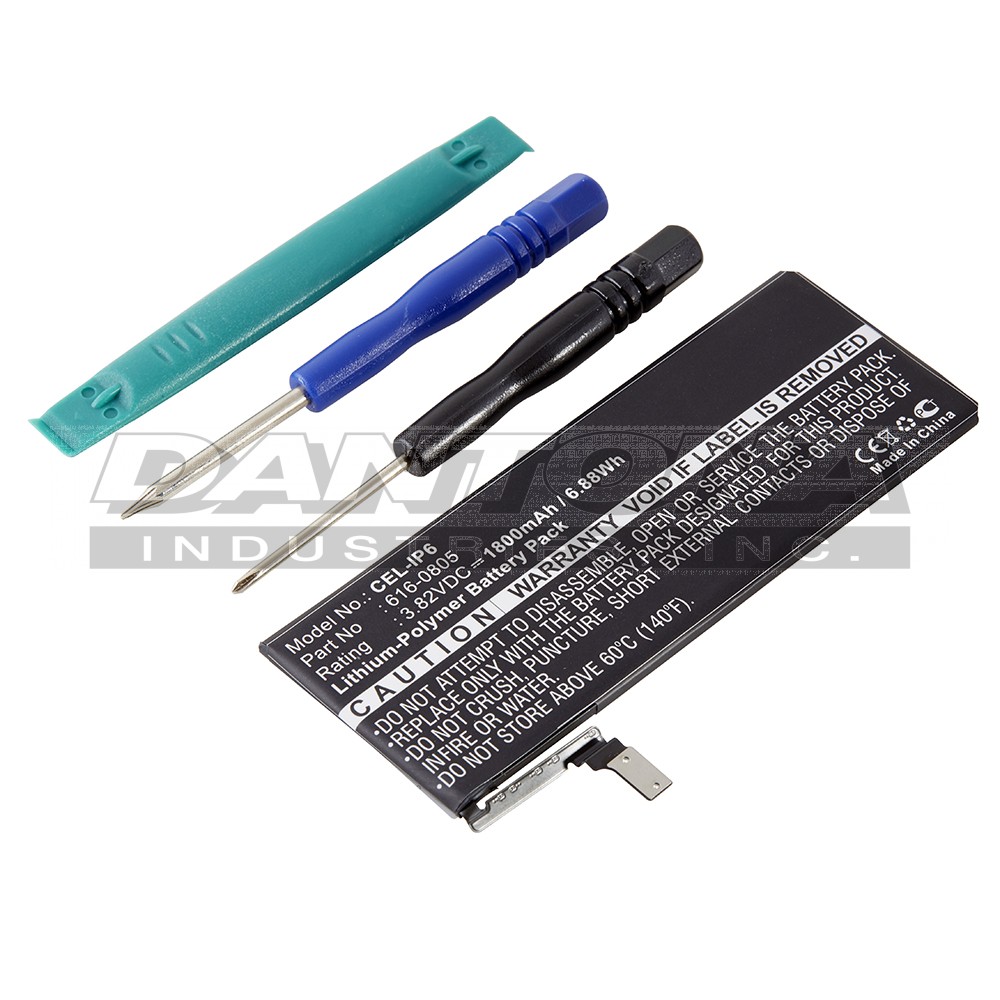 Apple 616-0804 616-0805 Replacement Battery 3.8V 1800mAh
