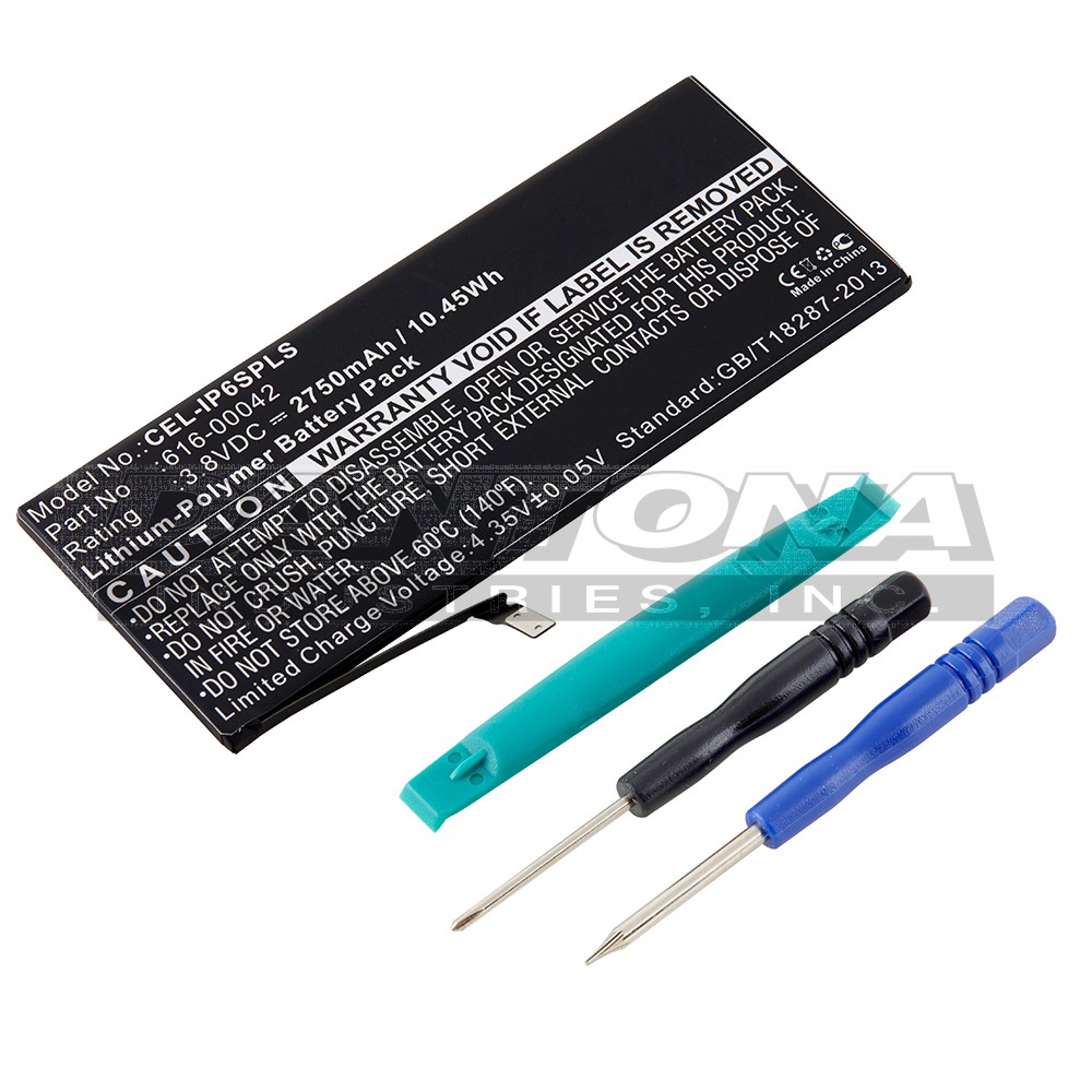 Apple 616-00042 A1634 A1637 Replacement Battery 3.8V 2750mAh
