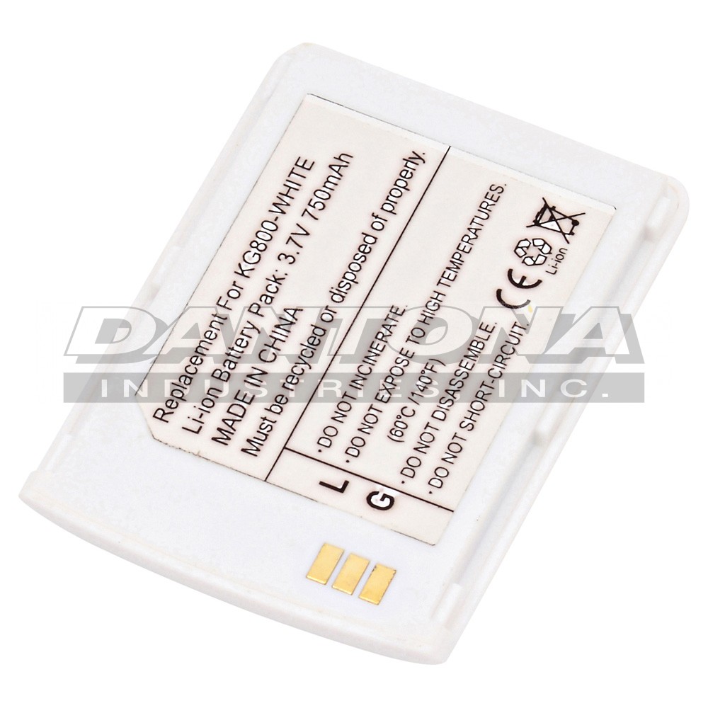 LG KG90 Cell Phone Replacement Battery 3.7V 750mAh