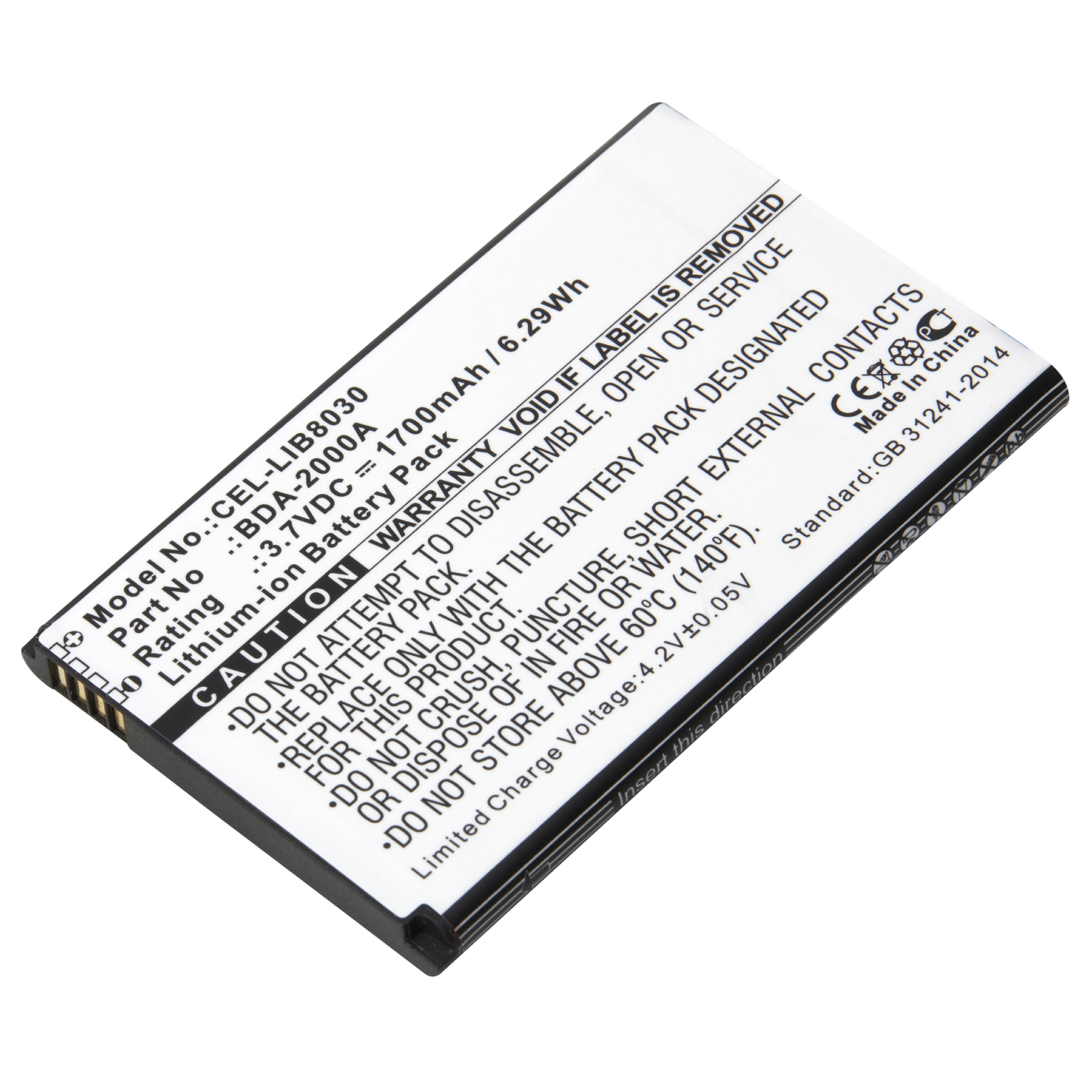 CEL-LIB8030 - Dantona Batteries