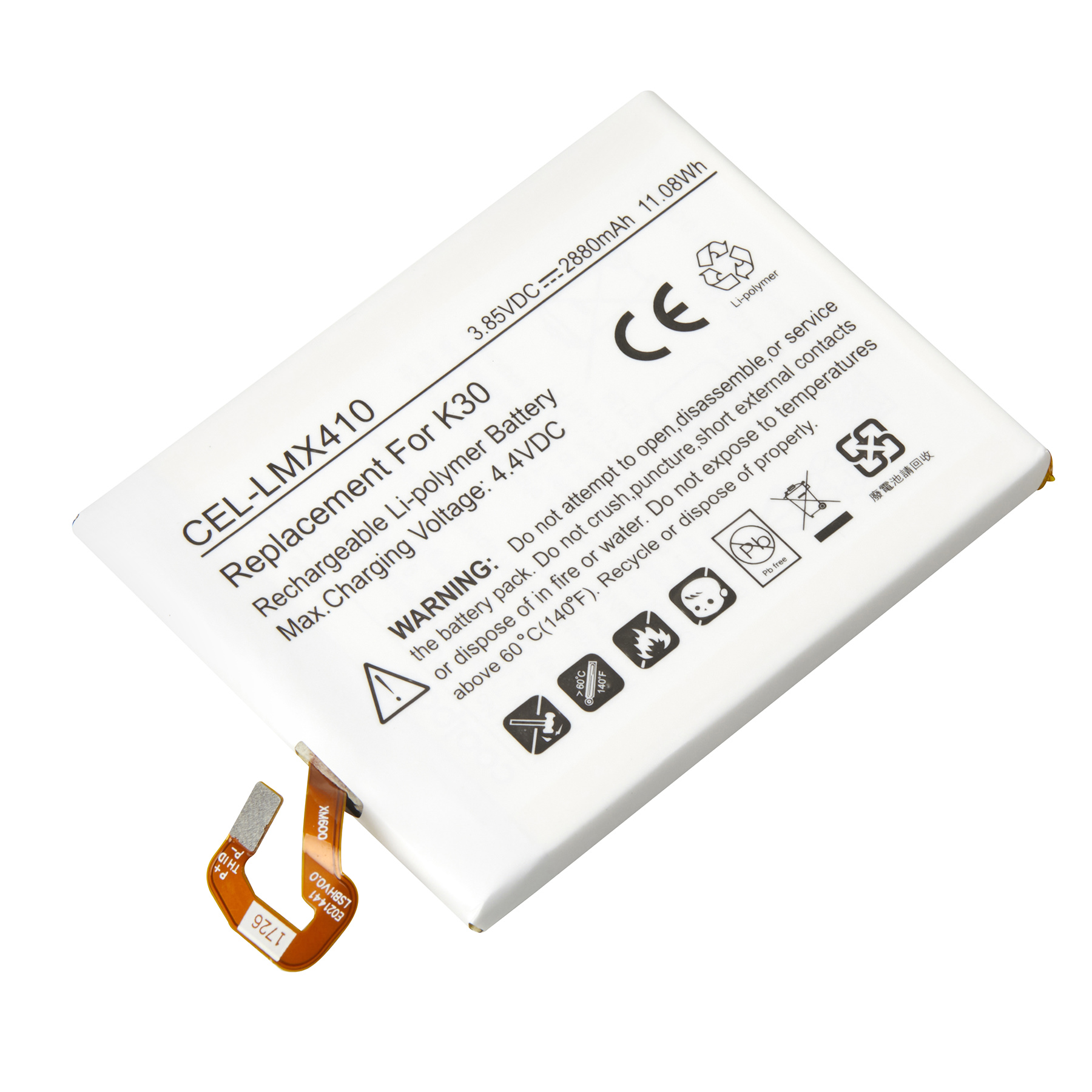 CEL-LMX410 - Dantona Batteries