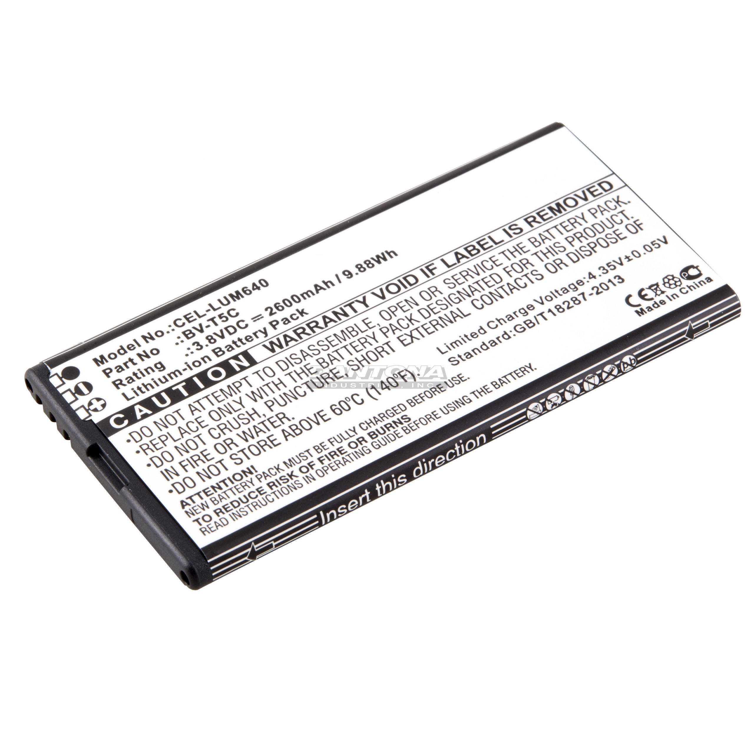 Microsoft BV-T5C Lumia 640 Replacement Battery 3.8V 2600mAh