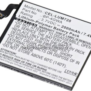 Nokia BP-4GWA Lumia 625 Replacement Battery 3.7V 2000mAh