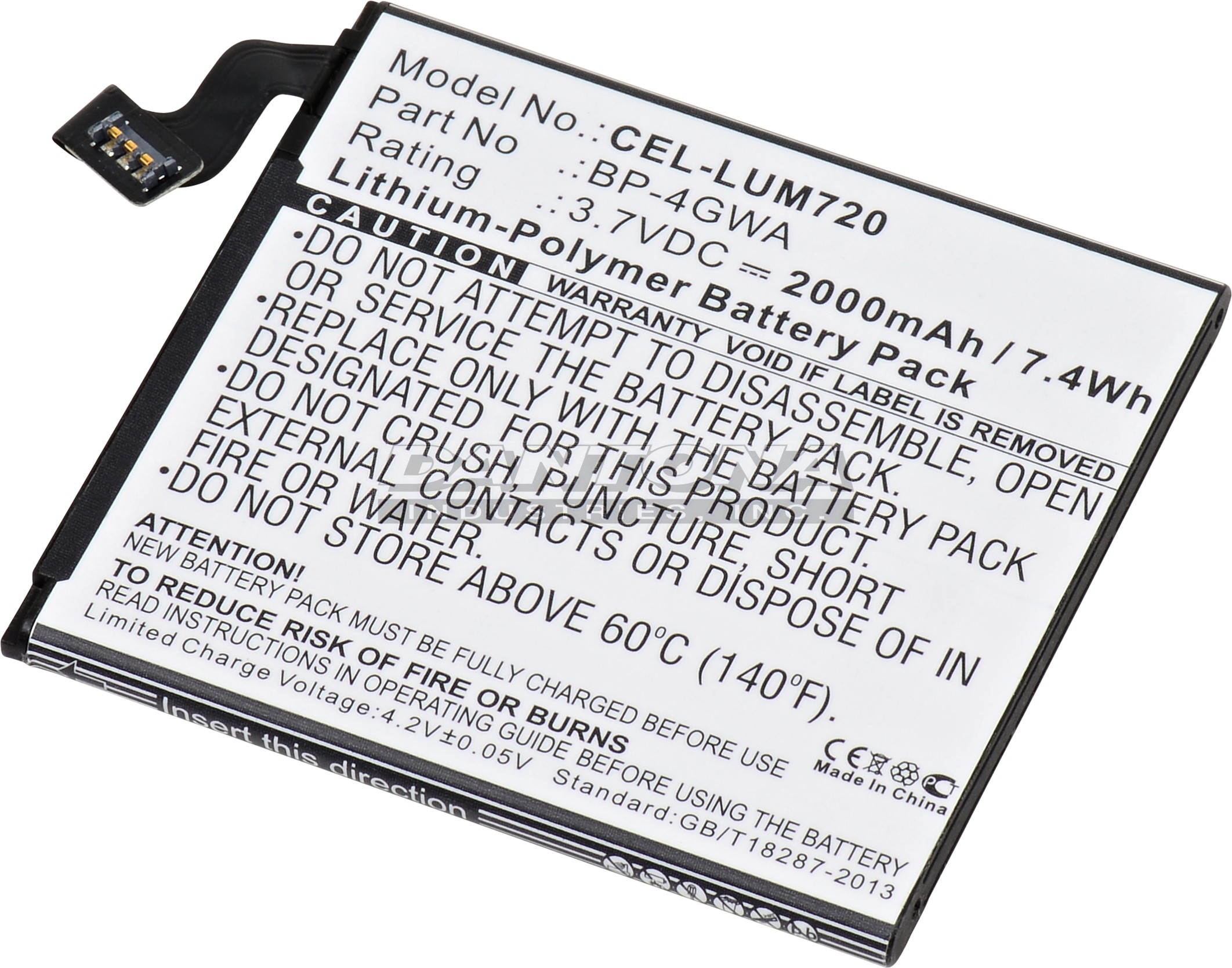 Nokia BP-4GWA Lumia 625 Replacement Battery 3.7V 2000mAh