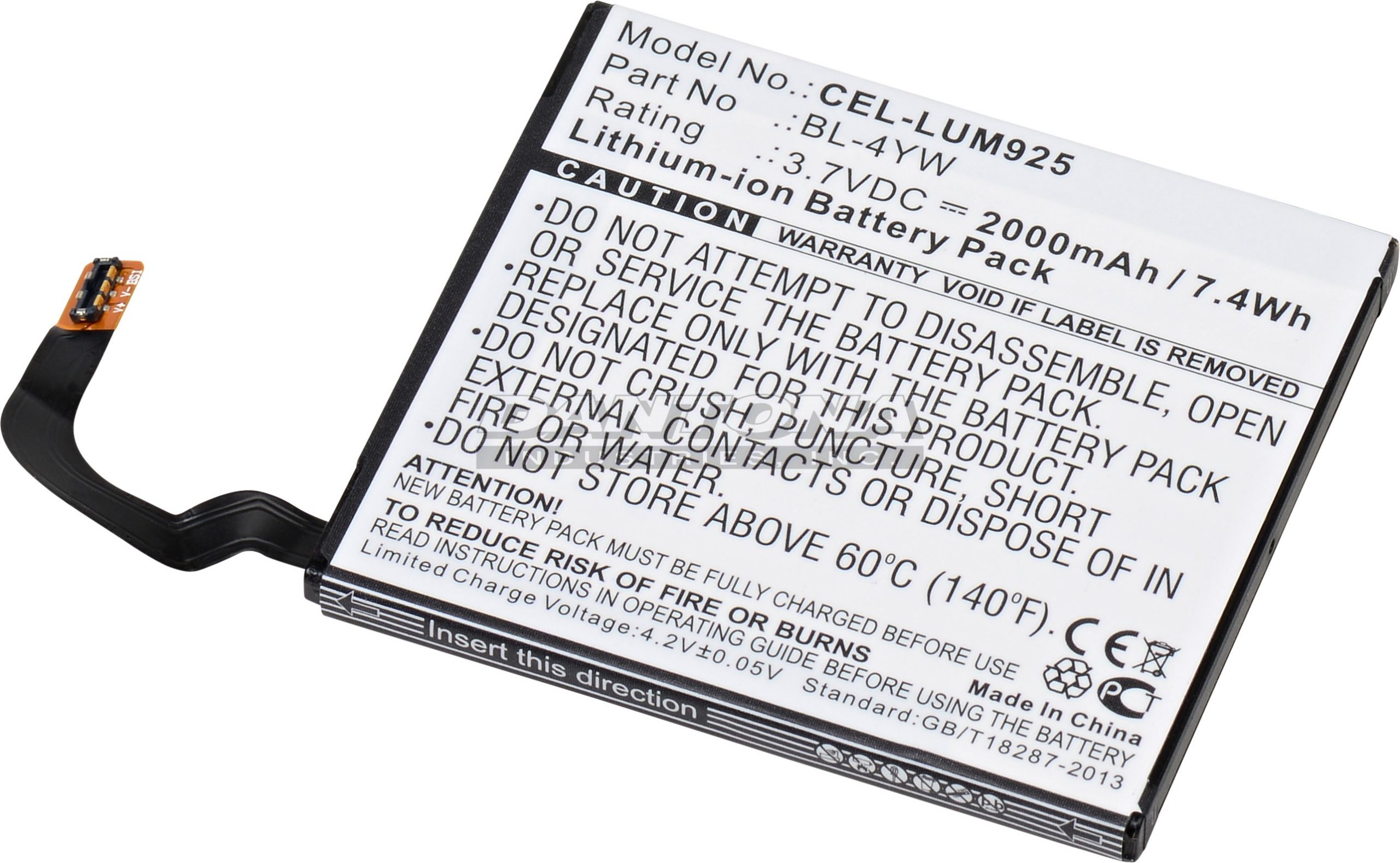 Nokia BL-4YW Catwalk Replacement Battery 3.7V 2000mAh