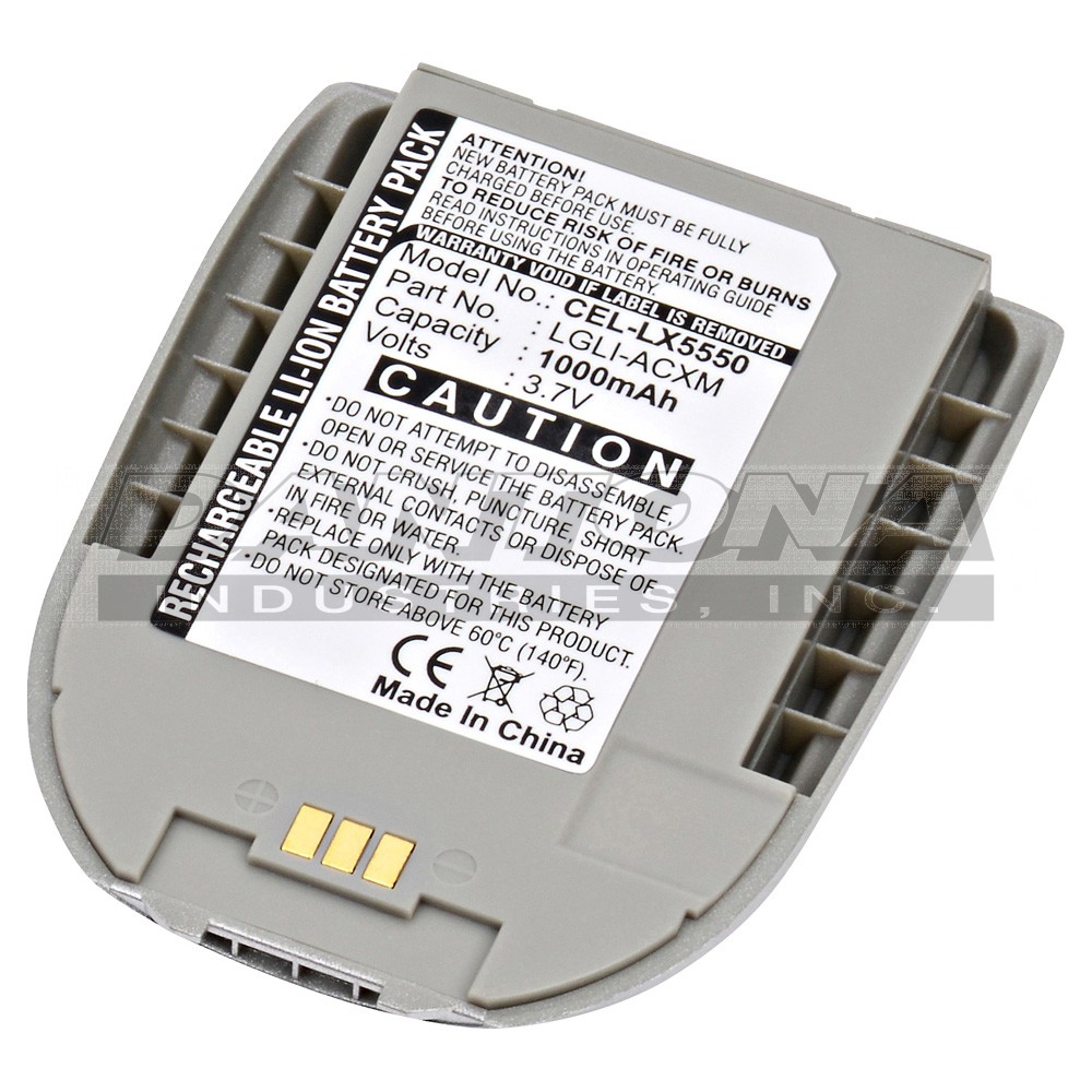 LG LGLI-ACXM LX5550 Replacement Battery 3.7V 1000mAh