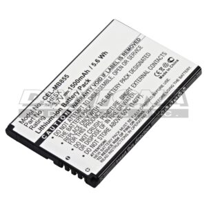 Motorola HF5X MB835 MB855 Replacement Battery 3.7V 1500mAh