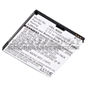 ZTE Boost Mobile 4G 5.0MP LI3717T43P3H565751 Replacement Battery 3.7V 1500mAh