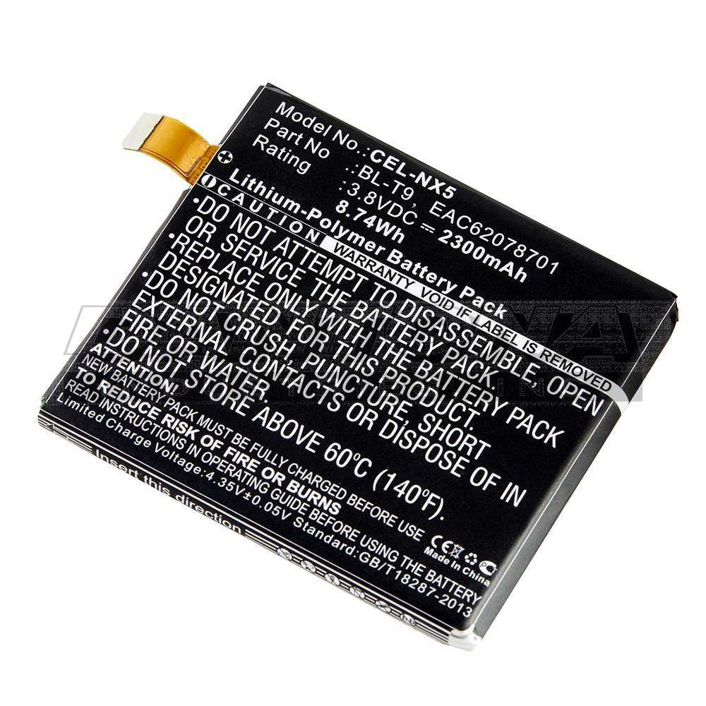 Google D820 D821 Cell Phone Replacement Battery 3.8V 2300mAh