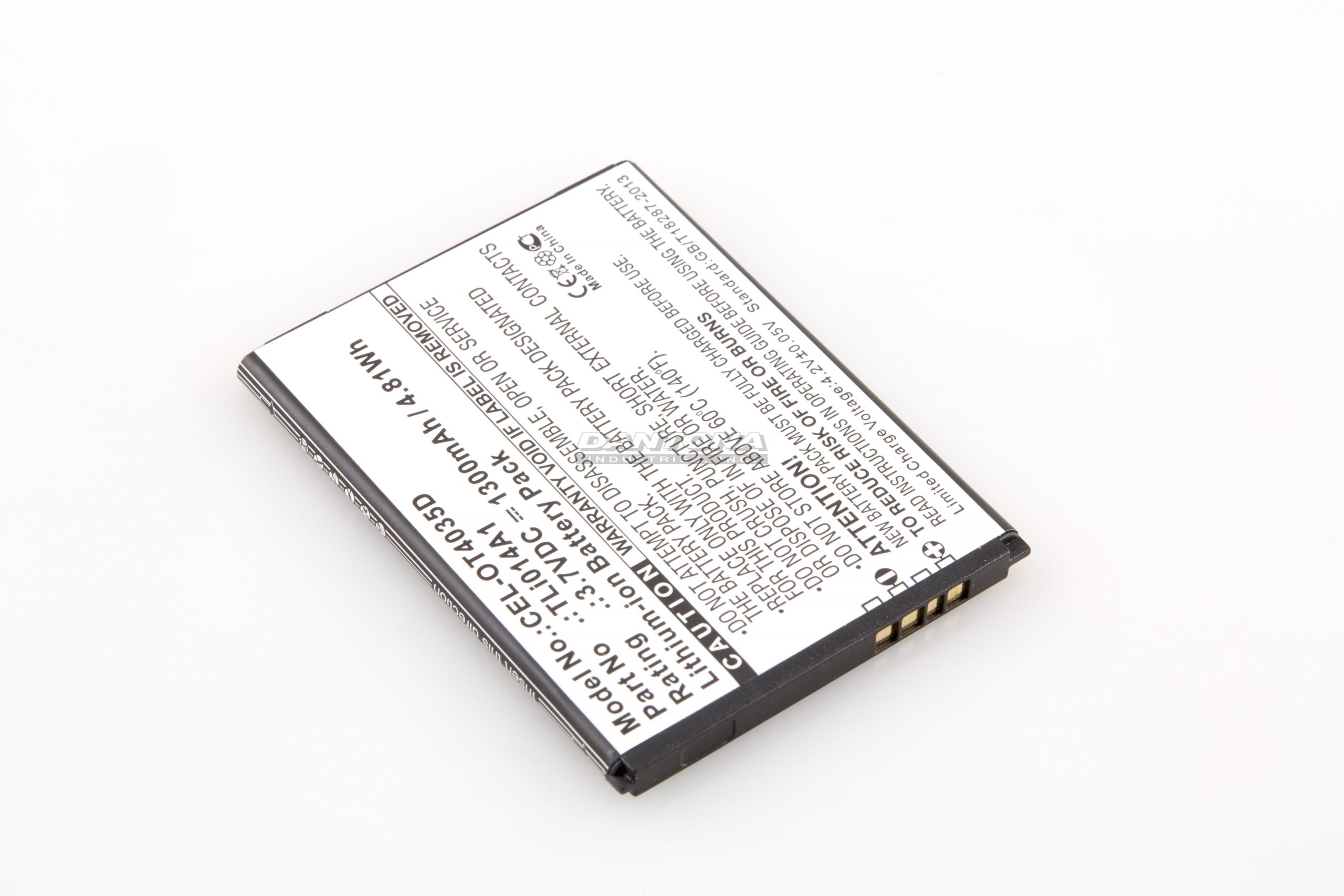 Alcatel 4028S-2AALUS1 Replacement Battery 3.7V 1300mAh